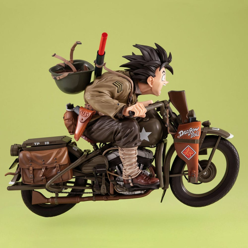 Dragonball Z 05 Desktop Real McCoy PVC Diorama Son Goku & Bike 18 cm 1
