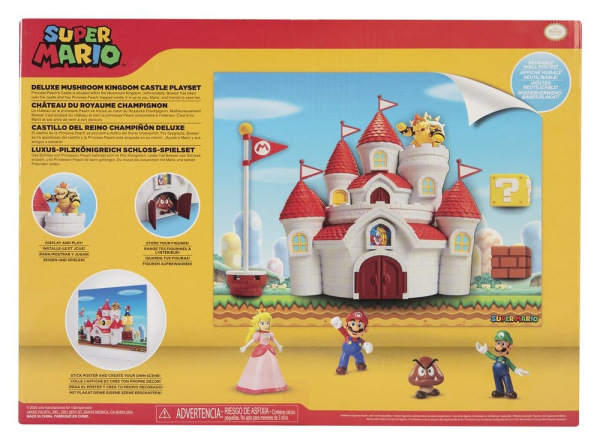 World of Nintendo Playset Super Mario Mushroom Kingdom Castle 5