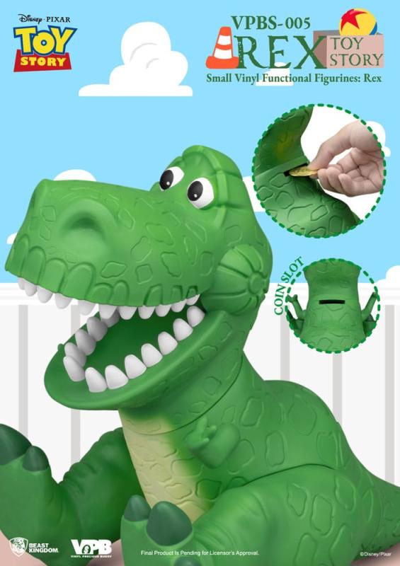 Toy Story Piggy Vinyl Bank Rex 25 cm 3