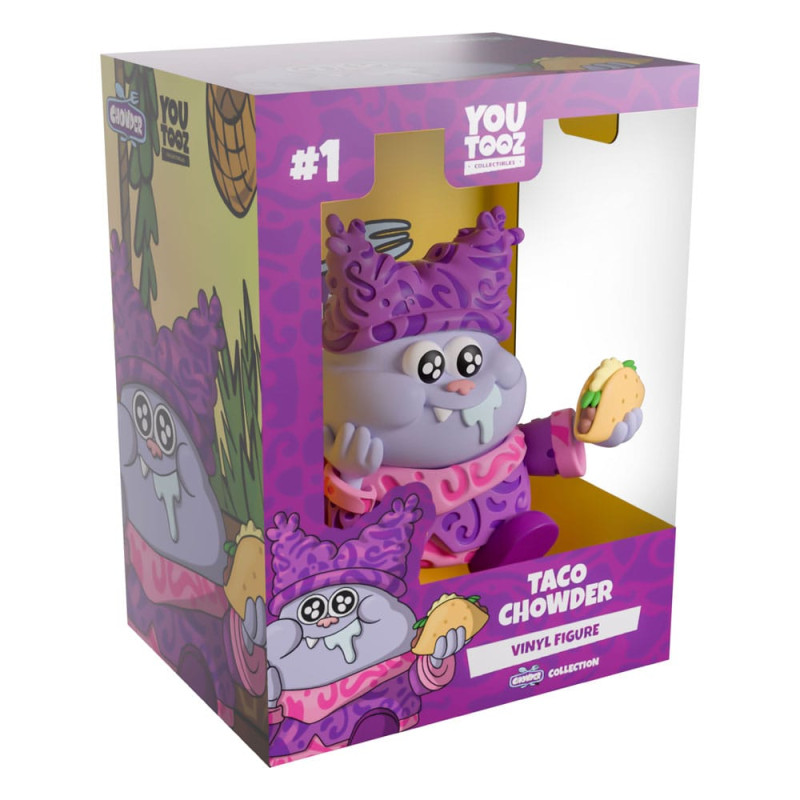 Chowder Vinyl Figure Taco Chowder 10 cm 3