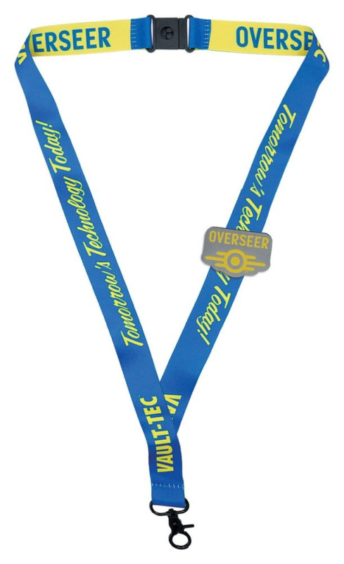 Fallout Vault-Tec Overseer Lanyard & Pin Badge Set 1