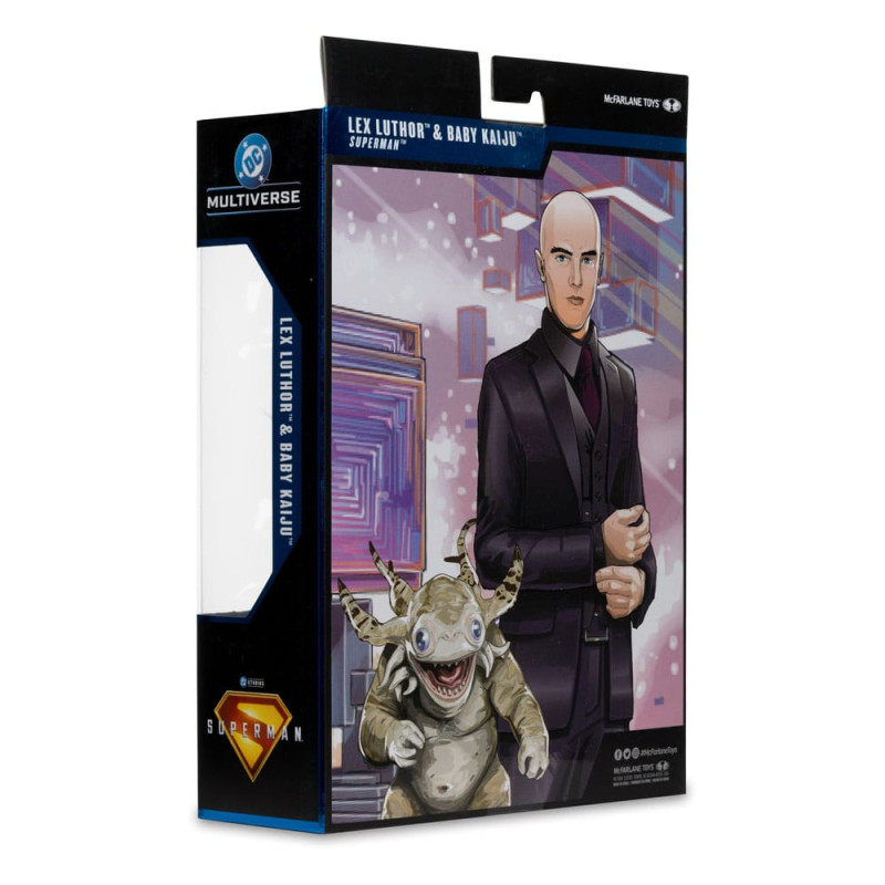 Superman (2025) DC Multiverse Deluxe Action Figure Lex Luthor with Baby Kaiju (Deluxe Theatrical Edi 8