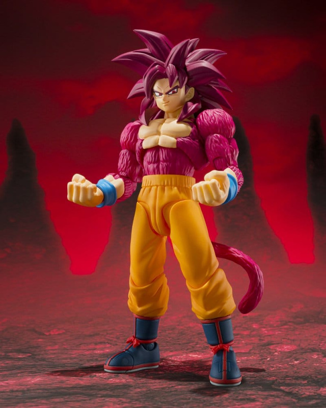 Dragon Ball S.H. Figuarts Action Figure Super Saiyan 4 Son Goku -Daima- 15 cm