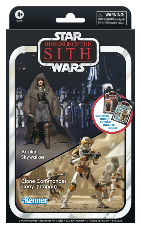 Star Wars Episode III Vintage Collection Action Figure 2-Pack Anakin Skywalker & Clone Commander Cod 7