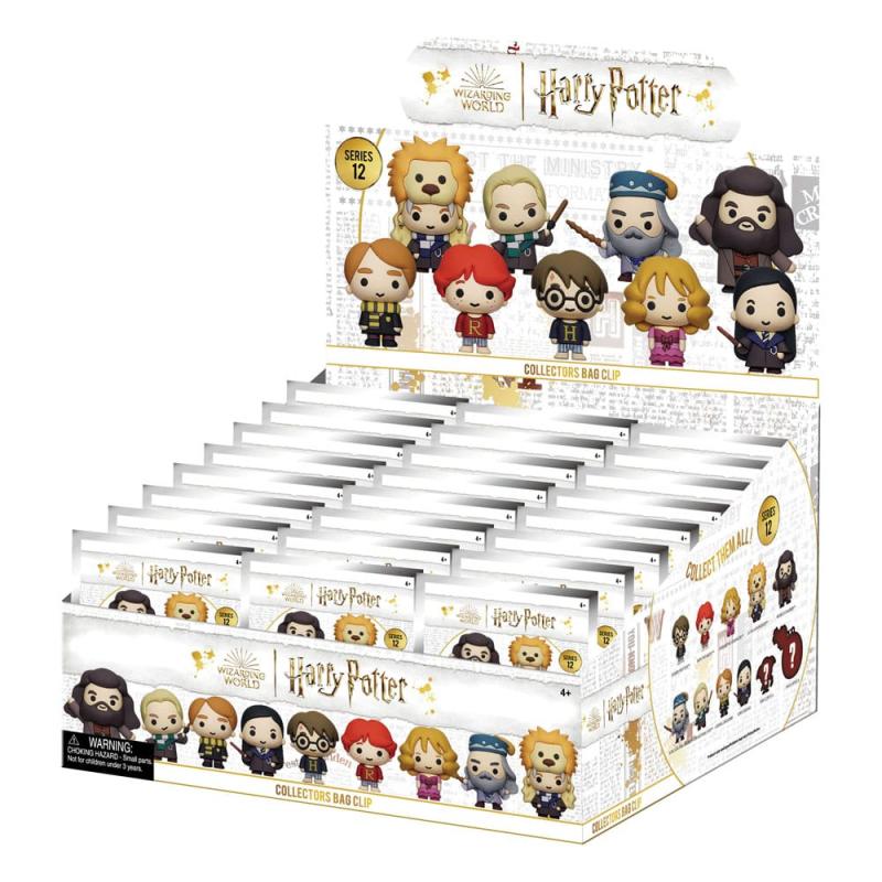 Harry Potter 3D PVC Bag Clips Series 12 Display (24)