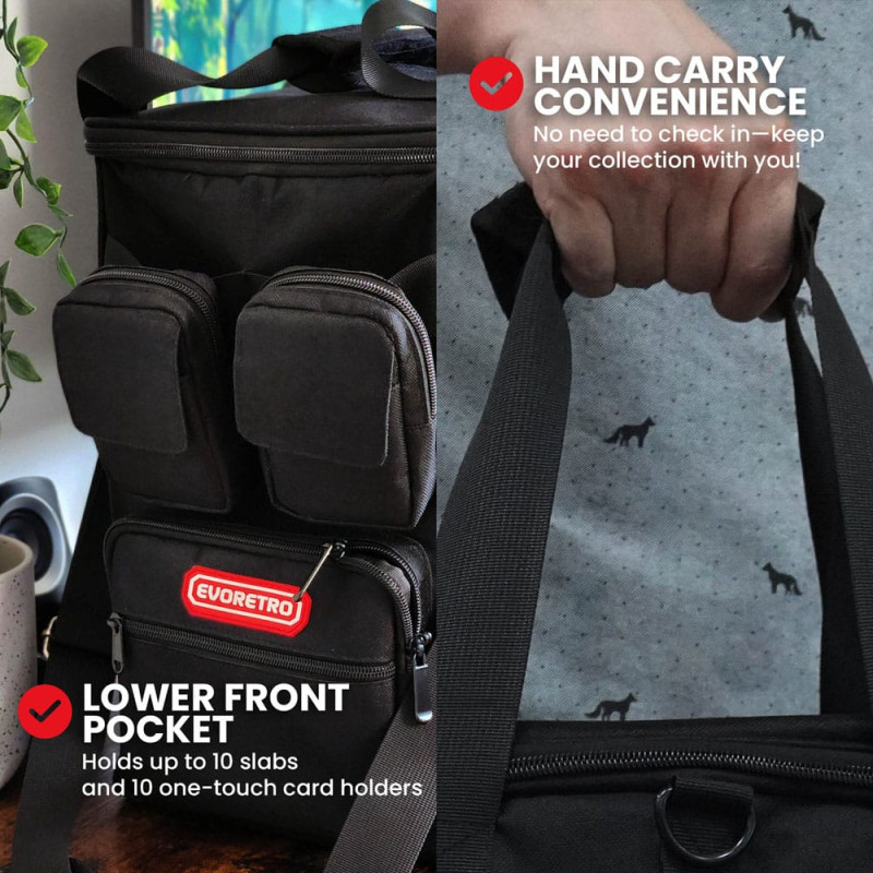 Evoretro Trading Card Backpack Black 3