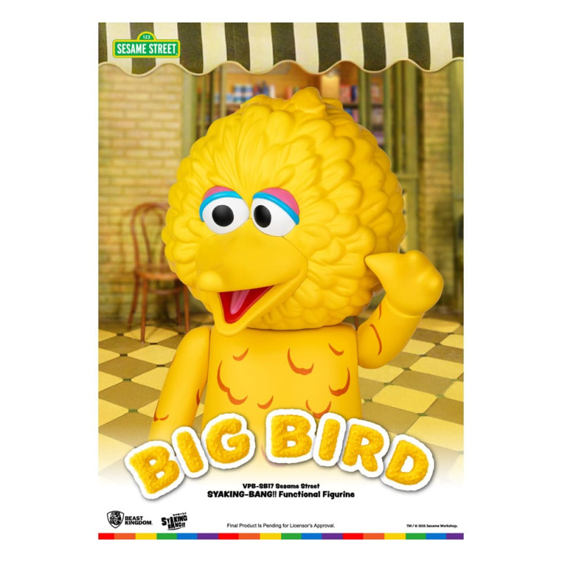 Sesame Street Syaking Bang Series PVC coin bank Big Bird 49 cm 1