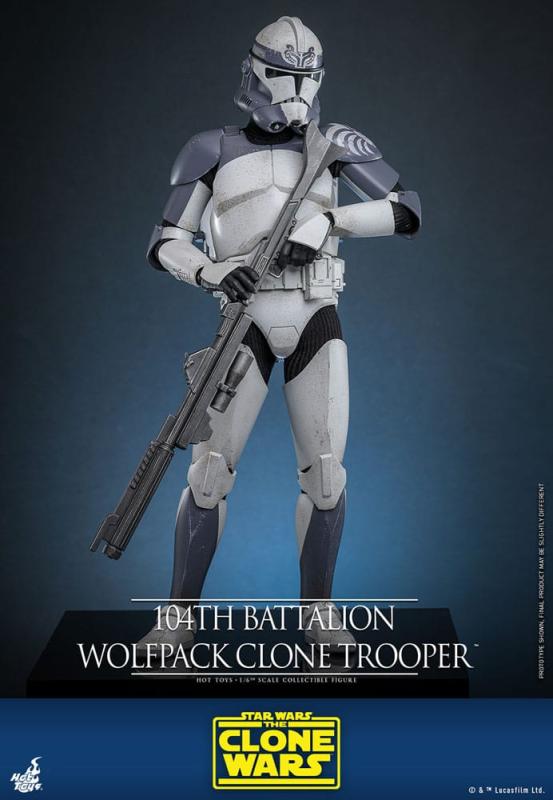 Star Wars The Clone Wars Action Figure 1/6 104th Battalion Wolfpack Clone Trooper 30 cm 5