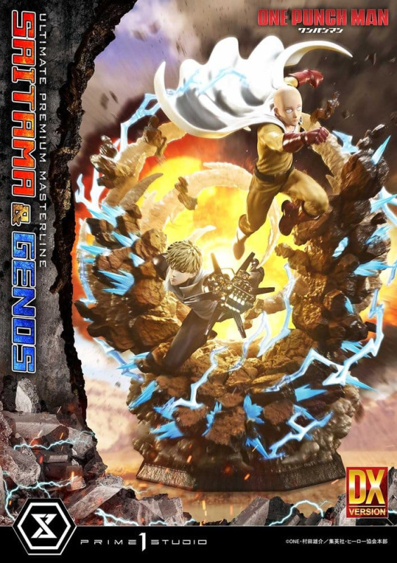 One-Punch Man Premium Masterline Series Statue 1/4 Saitama & Genos Deluxe Version 73 cm 2