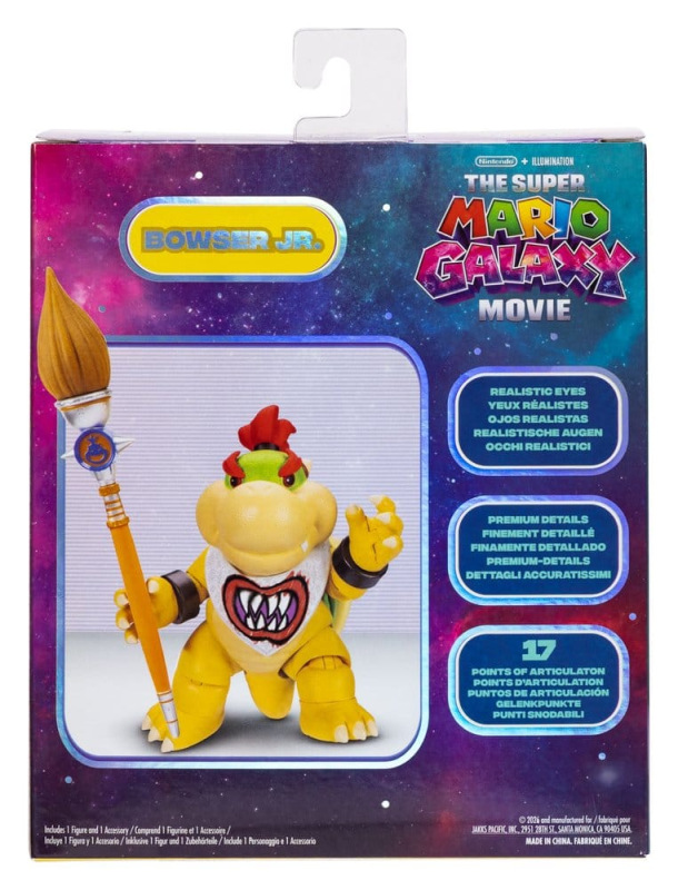 The Super Mario Galaxy Movie Action Figure Bowser Jr. 13 cm 6