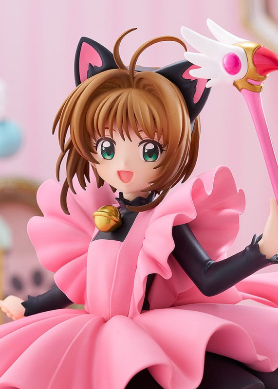 Cardcaptor Sakura Pop Up Parade PVC Statue Sakura Kinomoto: Black Cat Costume Ver. L Size 22 cm 2