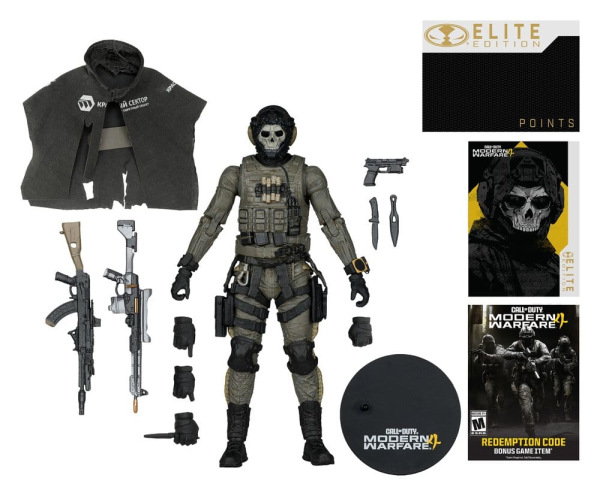 Call of Duty McFarlane Elite Edition Deluxe Action Figure Ghost (Call of Duty: Modern Warfare 4) #19 2