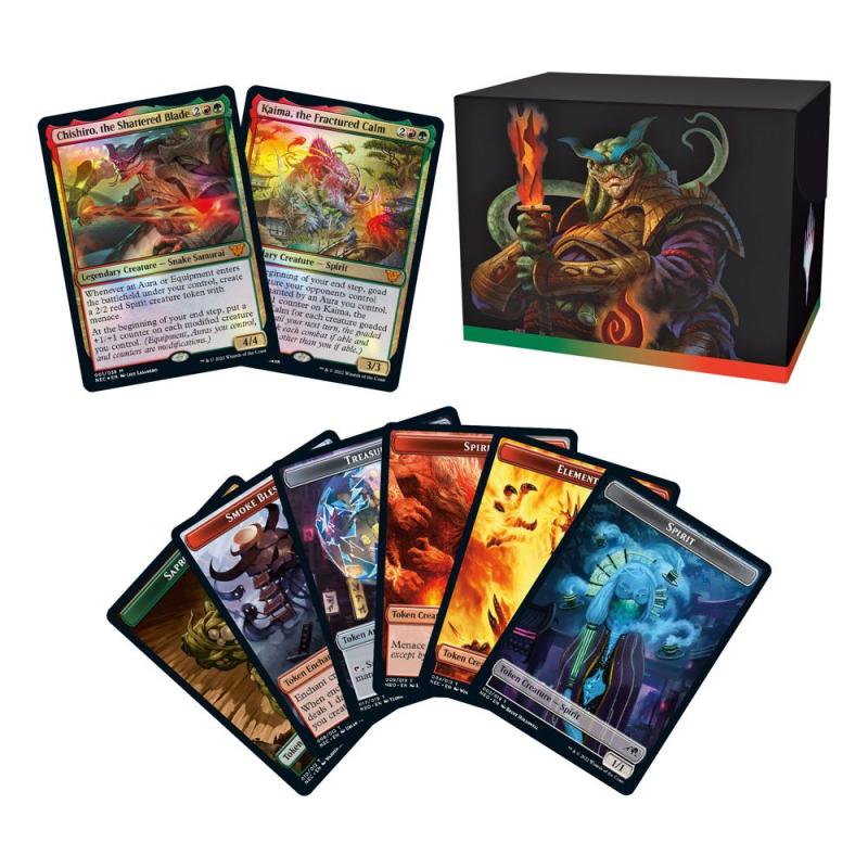 Magic the Gathering Kamigawa: Neon Dynasty Commander Decks Display (4) english