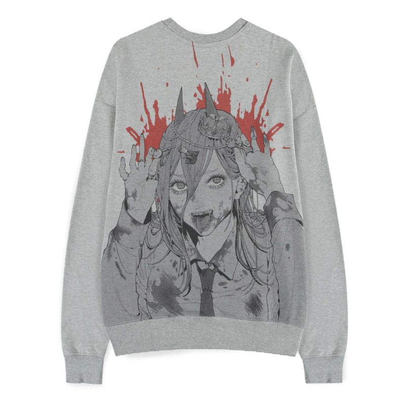 Chainsaw Man Sweater Power Grey Melange