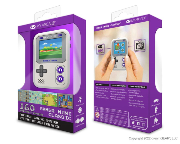 My Arcade Portable Gaming System Gamer Mini Classic 1