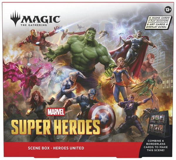 Magic the Gathering Marvel Super Heroes Scene Box Display (4) english 2