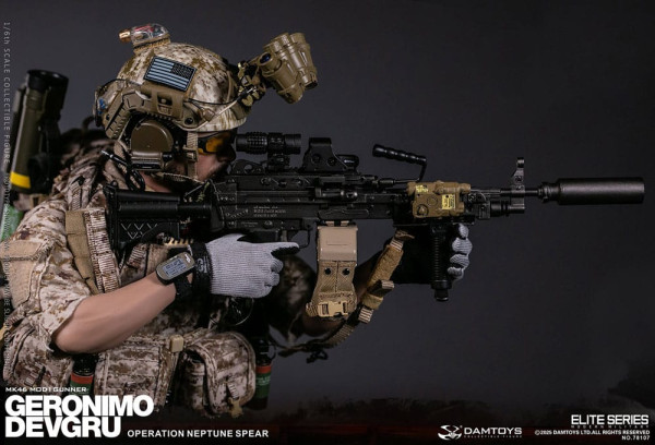 Modern Military Action Figure 1/6 Geronimo Devgru - MK46 MOD1 Gunner (Operation Neptune Spear) 30 cm 7