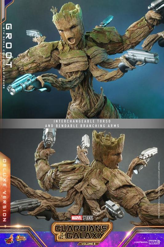 Guardians of the Galaxy Vol. 3 Movie Masterpiece Action Figure 1/6 Groot (Deluxe Version) 32 cm 11