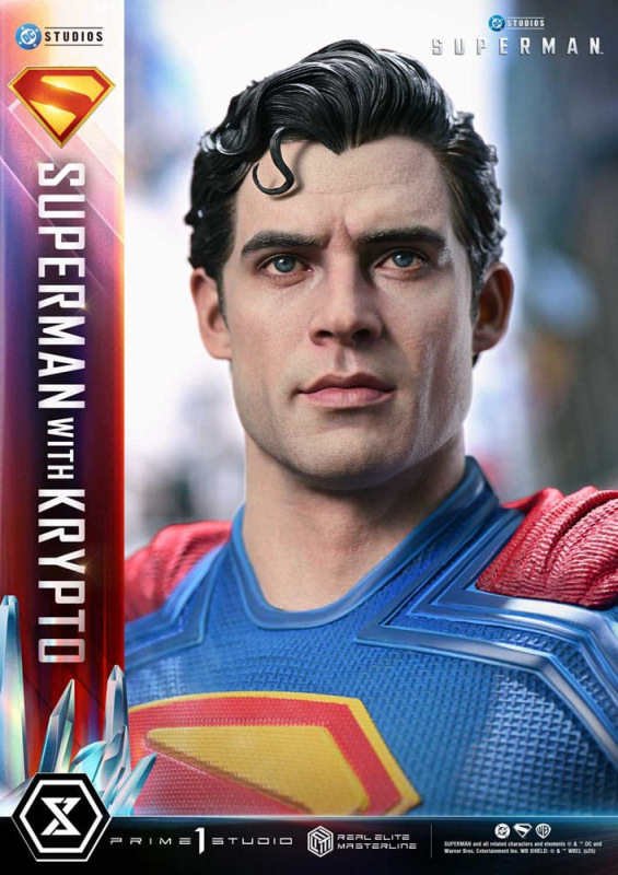 Superman (2025) Real Elite Masterline Series Statue 1/3 Superman with Krypto 95 cm 10