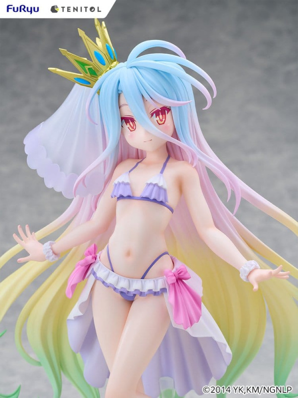 No Game No Life Tenitol Tall PVC Figure Shiro swimwear dress Ver. 29 cm 6