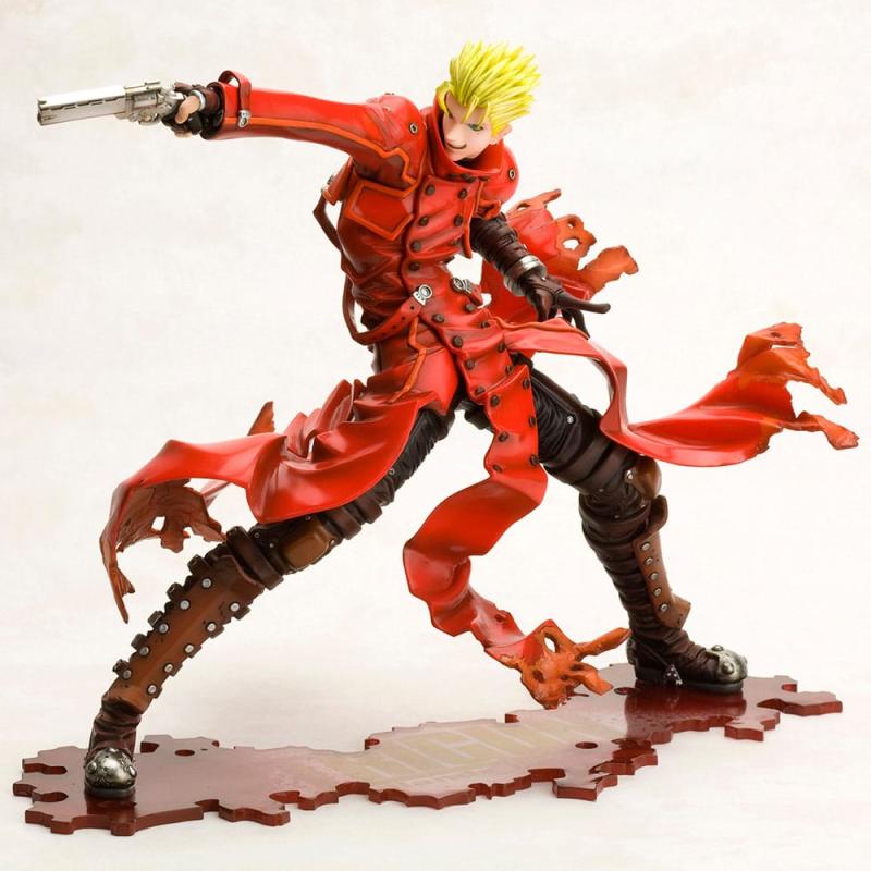 Trigun Badlands Rumble ARTFX J Statue 1/8 Vash The Stampede Renewal Package Version 19 cm