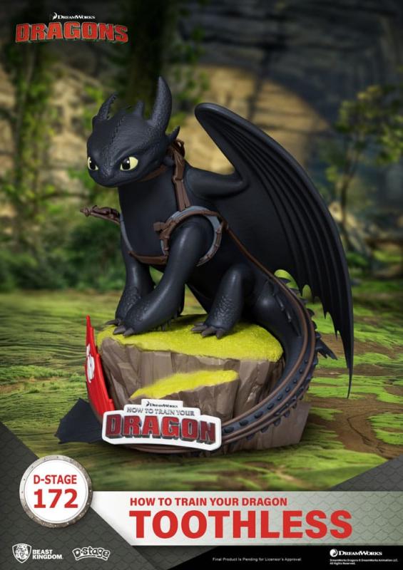 How To Train Your Dragon D-Stage PVC Diorama toothless Statue 14 cm 1