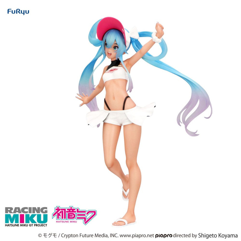 Hatsune Miku GT Project Trio-Try-iT PVC Statue Racing Miku 2024 Summer Holiday Ver. 23 cm 9
