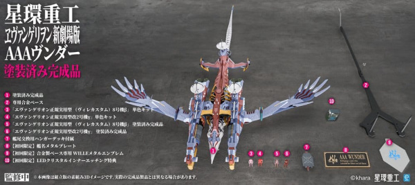Evangelion: New Theatrical Edition Plastic Model Kit 1/72 Ultra Scale AAA Wunder(Pre-Assembled Finis 5