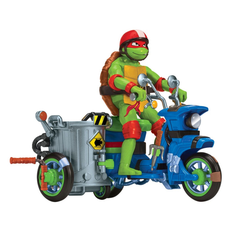 Teenage Mutant Ninja Turtles: Mutant Mayhem Action Figure Raphael & Scooter with Sidecar 11 cm