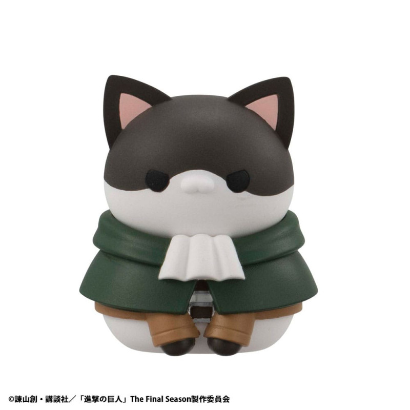 Attack on Titan Mega Cat Project Attack on Tinyan Trading Figures Gathering Scout Regiment danyan! 3 7