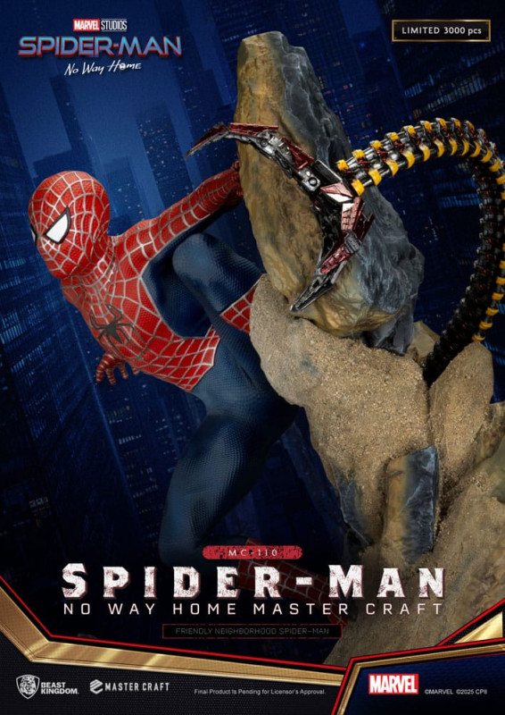 Spider-Man: No Way Home Master Craft Statue Friendly Neighborhood Spider-Man 36 cm 3