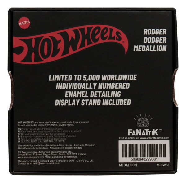 Hot Wheels Medallion Rodger Dodger Limited Edition 4