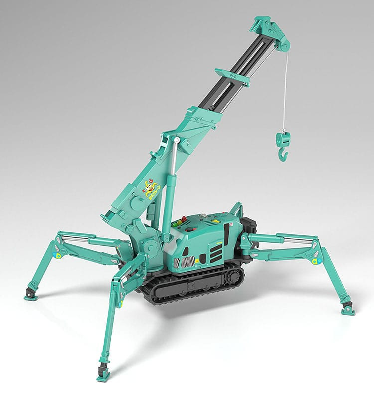 Maeda Seisakusho Moderoid Plastic Model Kit 1/20 Spider Crane (Green) Re-Run 25 cm 6