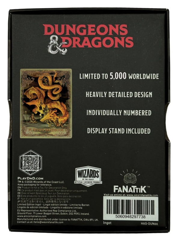 Dungeons & Dragons Ingot Player´s Handbook Alternate Cover Limited Edition 2