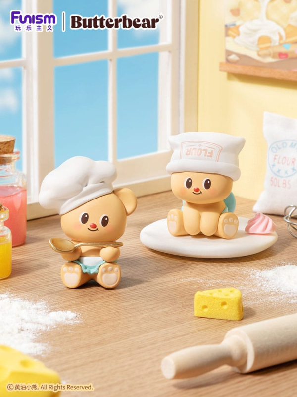Butterbear Baked with Love Series Mini Figures 3-Pack Chubby Face 9 cm Display (6) 5