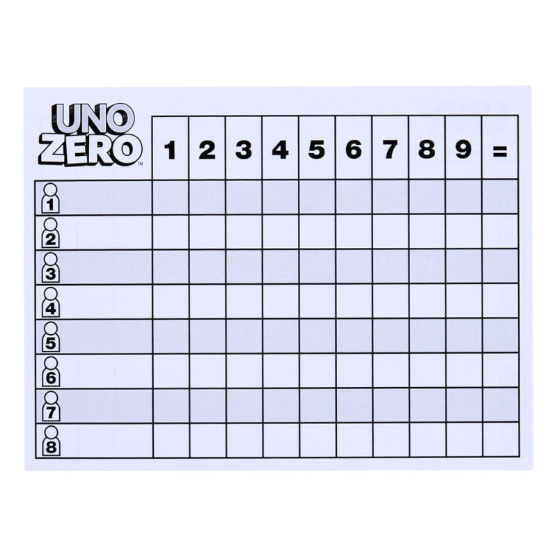 UNO Zero Card Game 9