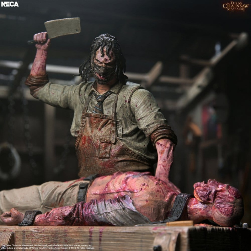 Texas Chainsaw Massacre: The Beginning Diorama Action Figure Leatherface Slaughterhouse Boxed Set 18 2