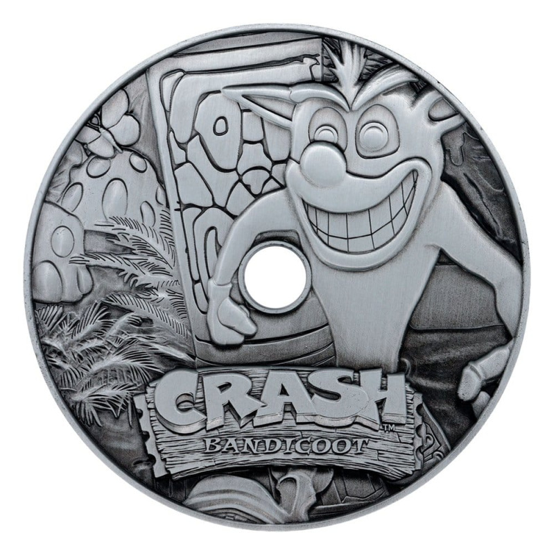 Crash Bandicoot Replica Metal CD-ROM Collectible Limited Edition 11 cm