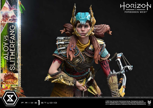 Horizon Forbidden West Ultimate Diorama Masterline Series Statue Aloy vs. The Slitherfang 82 cm 7