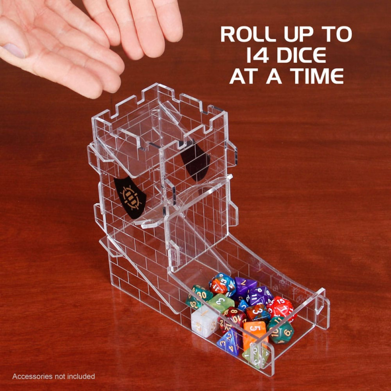 Enhance Tabletop Series Dice Tower Clear 6