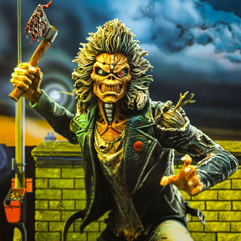 Iron Maiden Art Scale Statue 1/10 Eddie 50th Year Anniversary 22 cm 4