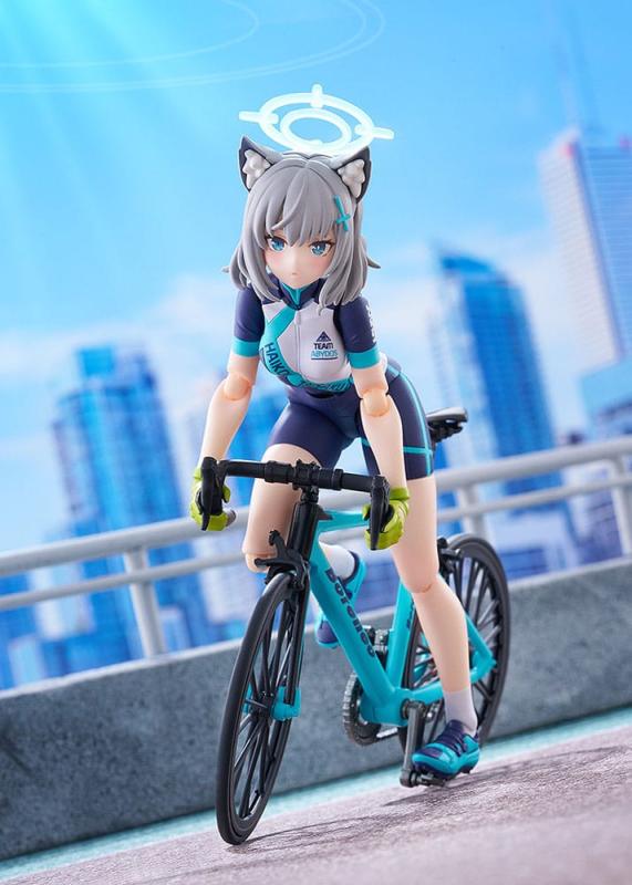 Blue Archive Figma Action Figure Shiroko Sunaookami Cycling DX Edition 15 cm 3