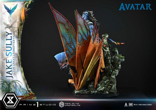 Avatar (Film) Real Elite Masterline Series Statue 1/4 Jake Sully & The Great Leonopteryx 87 cm 7