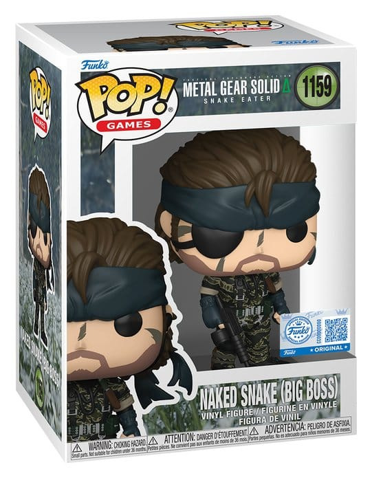 Metal Gear POP! Games Vinyl Figure Metal Gear Solid 3- Big Boss heo exclusive 9 cm 1
