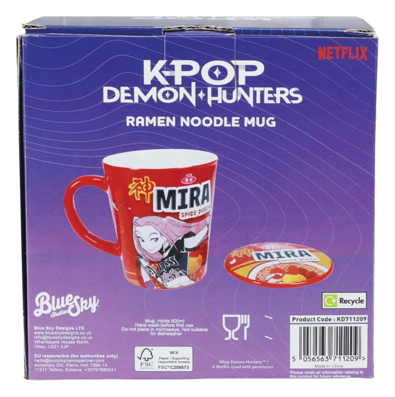 Kpop Demon Hunters Mug with lid Huntr/x Ramen 1