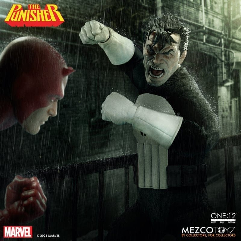 Marvel Comics One:12 Collective Action Figure 1/12 Punisher 17 cm 9