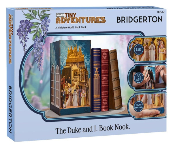Bridgerton Tiny Adventures Book Nook Mini Diorama The Duke and I 18 cm 6
