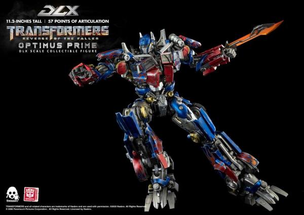 Transformers Revenge of the Fallen: Optimus Prime 28 cm DLX Action Figure - ThreeZero