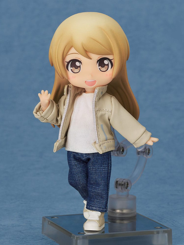 Nendoroid Doll Figures Outfit Set: Leather Jacket (Ivory) 3