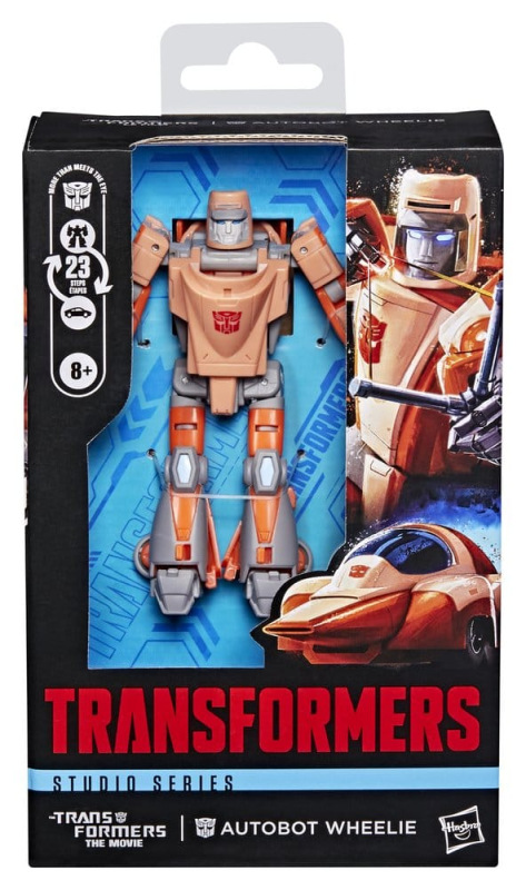 The Transformers: The Movie Transformers Studio Series Deluxe Class Action Figure Autobot Wheelie 11 5